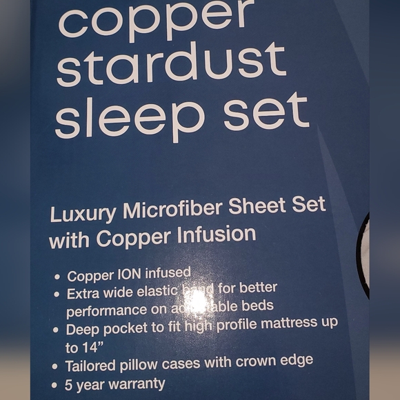 NWT Split King Sheet Set - Picture 3 of 3